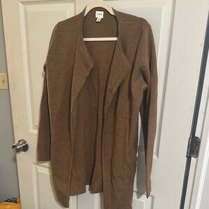 J. Crew Brown Knit Cardigan Sweater